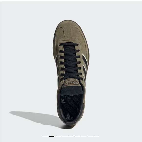 Adidas Handball Spezial in Focus Olive / Core Black / Crystal White, Size 4.5 - Picture 3 of 10